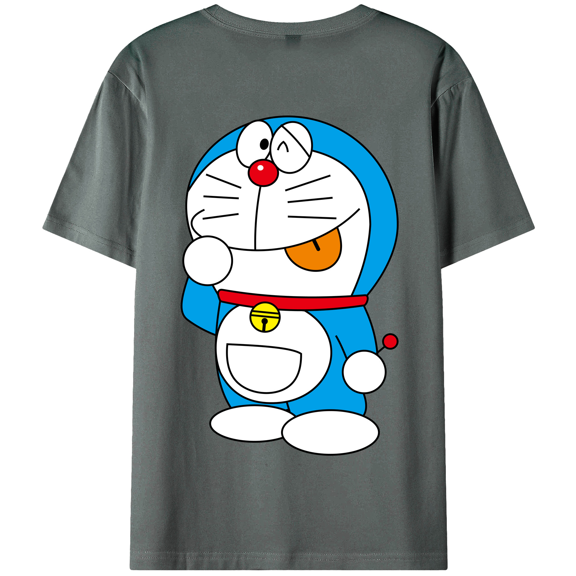 （画像用） ドラえもん Doraemon 綿100％半袖Tシャツ（背面プリント）